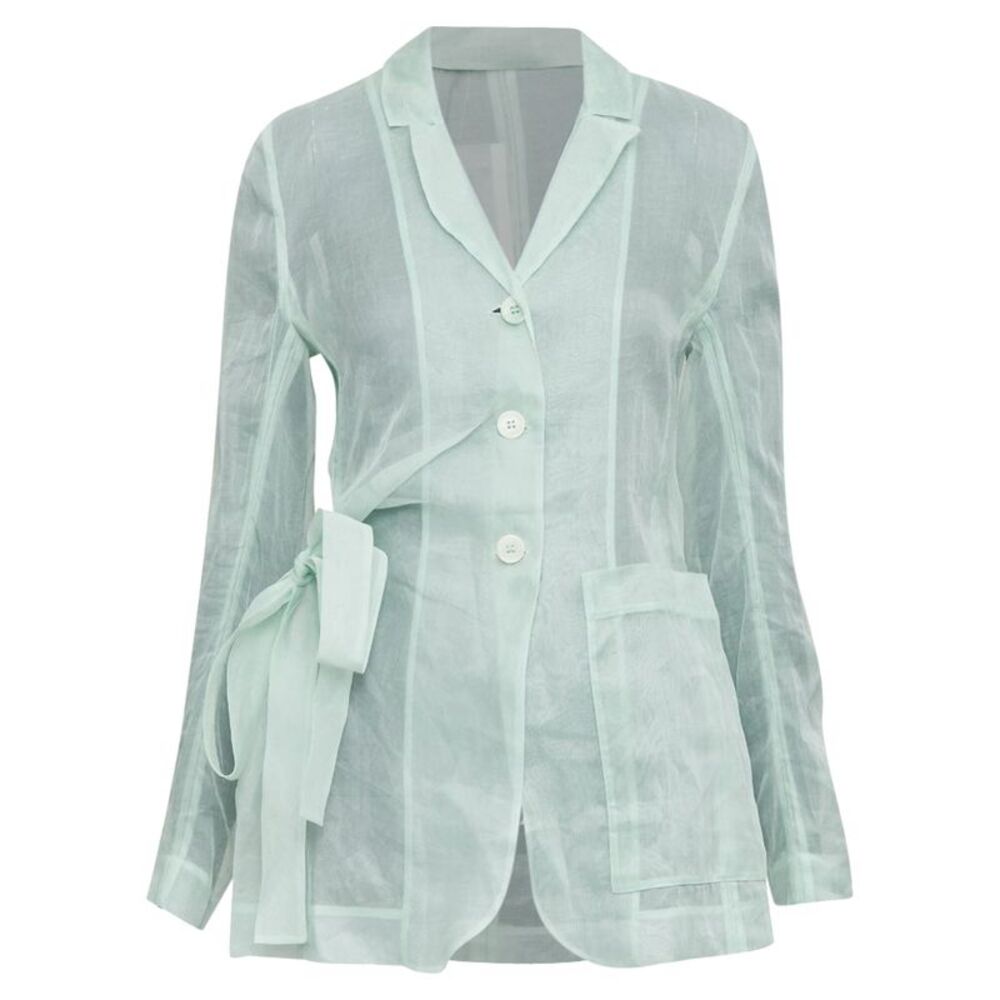 Cecilie Bahnsen Cotton Bow Blazer